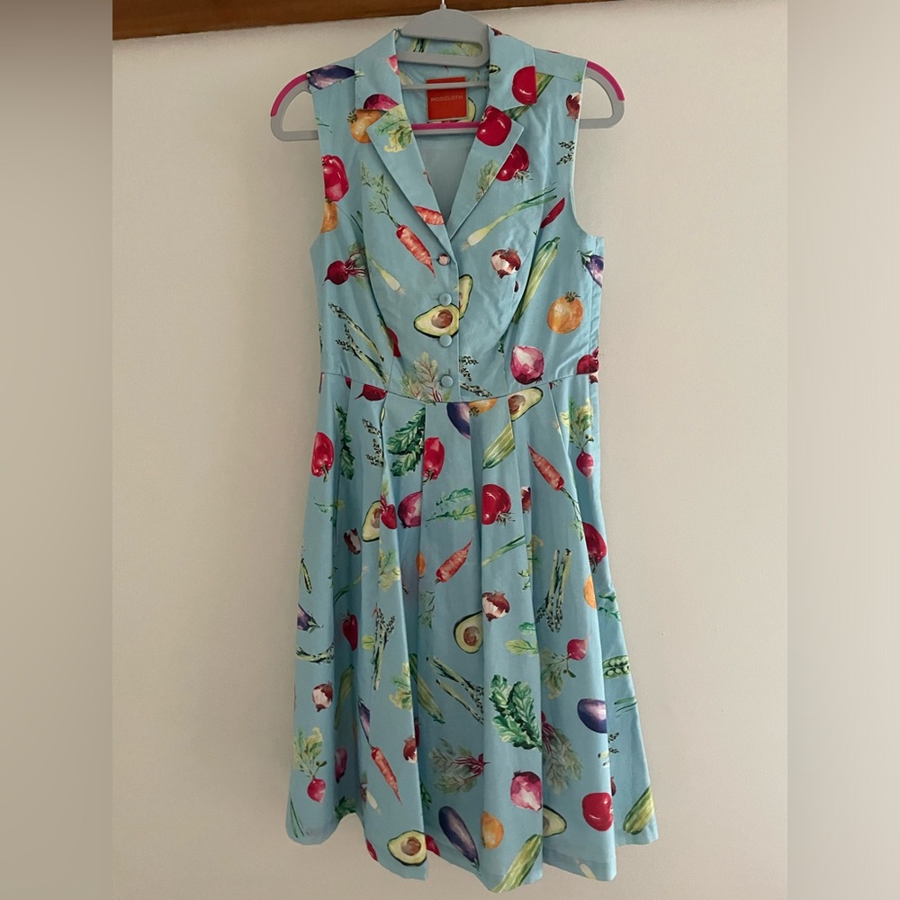 ModCloth A Balanced Diet Vegetable Dress